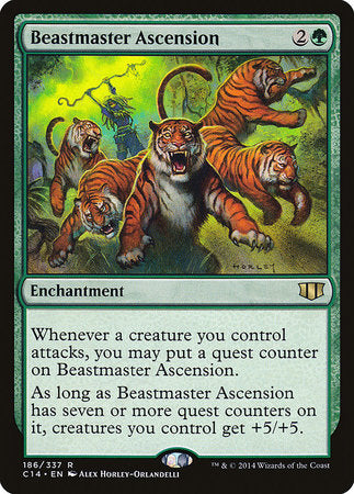 Beastmaster Ascension [Commander 2014] | Cards and Coasters CA