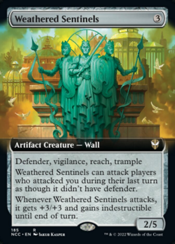 Weathered Sentinels (Extended Art) [Streets of New Capenna Commander] | Cards and Coasters CA