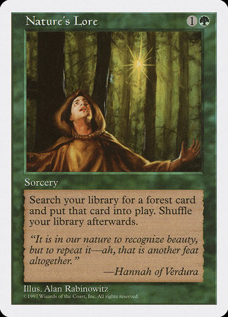 Nature's Lore [Fifth Edition] | Cards and Coasters CA