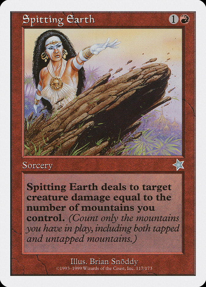 Spitting Earth [Starter 1999] | Cards and Coasters CA