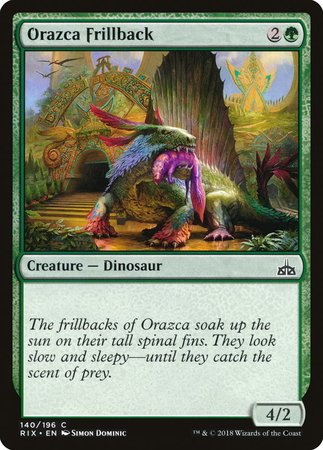 Orazca Frillback [Rivals of Ixalan] | Cards and Coasters CA