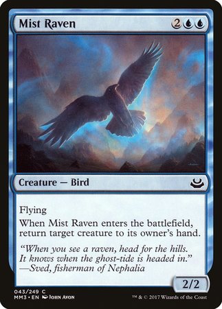 Mist Raven [Modern Masters 2017] | Cards and Coasters CA