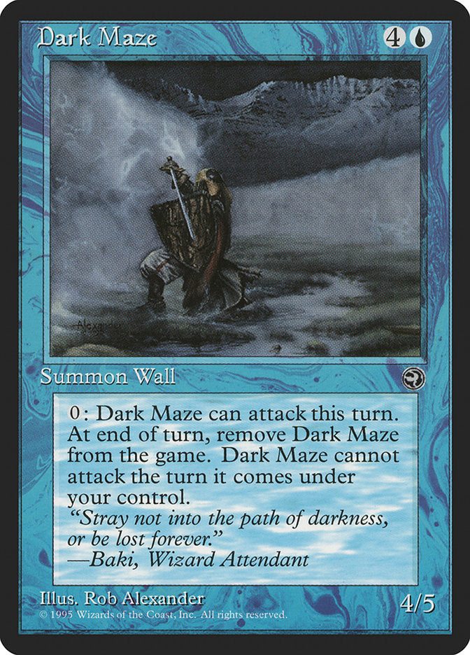 Dark Maze (Baki Flavor Text) [Homelands] | Cards and Coasters CA