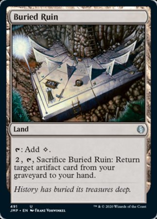 Buried Ruin [Jumpstart] | Cards and Coasters CA