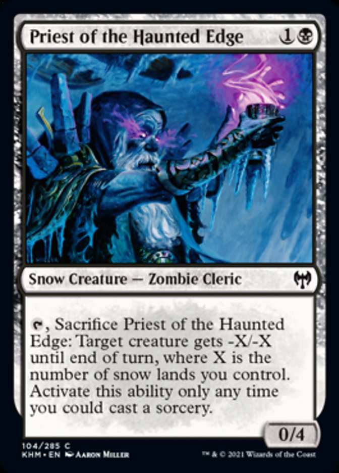Priest of the Haunted Edge [Kaldheim] | Cards and Coasters CA