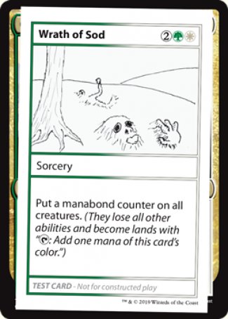 Wrath of Sod (2021 Edition) [Mystery Booster Playtest Cards] | Cards and Coasters CA