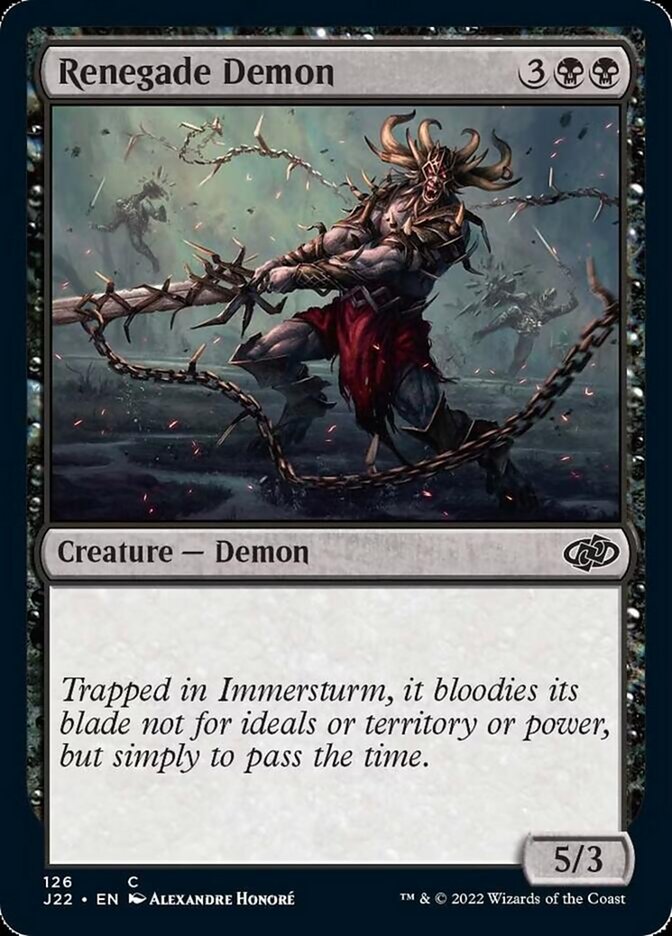 Renegade Demon [Jumpstart 2022] | Cards and Coasters CA