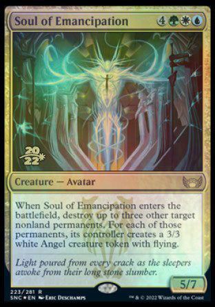 Soul of Emancipation [Streets of New Capenna Prerelease Promos] | Cards and Coasters CA