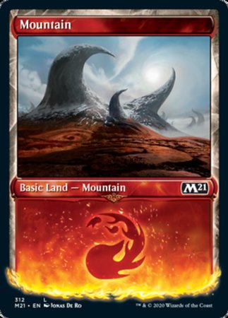 Mountain (Showcase) [Core Set 2021] | Cards and Coasters CA