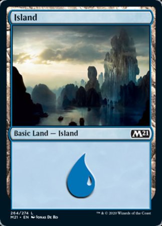 Island (264) [Core Set 2021] | Cards and Coasters CA