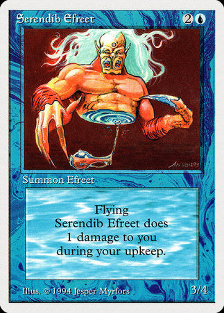 Serendib Efreet [Summer Magic / Edgar] | Cards and Coasters CA