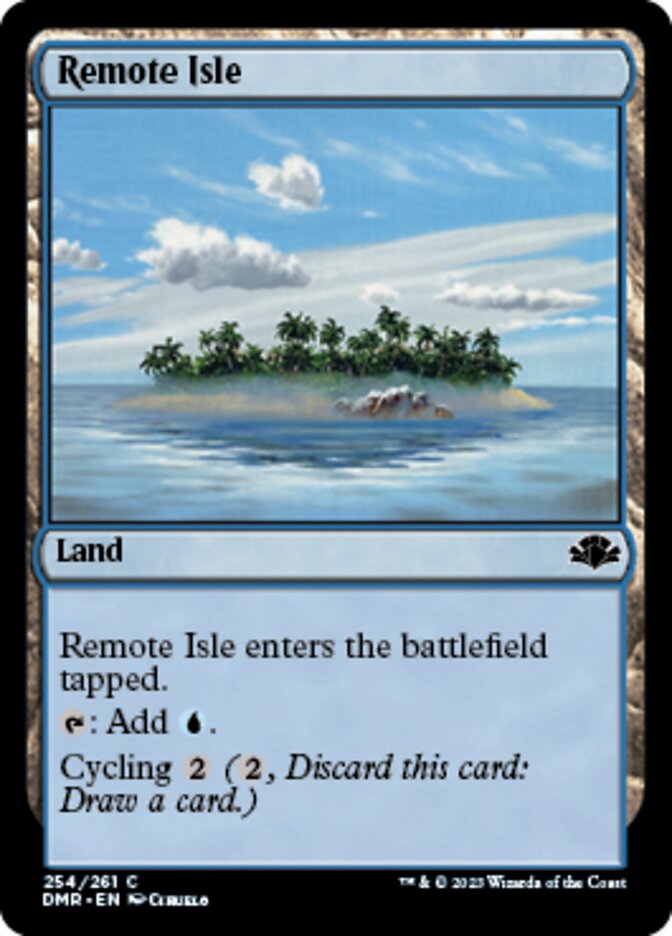 Remote Isle [Dominaria Remastered] | Cards and Coasters CA