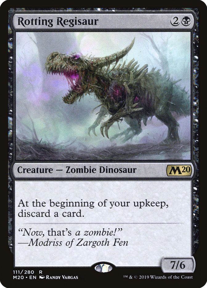 Rotting Regisaur [Core Set 2020] | Cards and Coasters CA