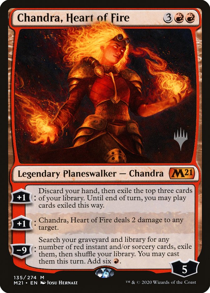 Chandra, Heart of Fire (Promo Pack) [Core Set 2021 Promos] | Cards and Coasters CA