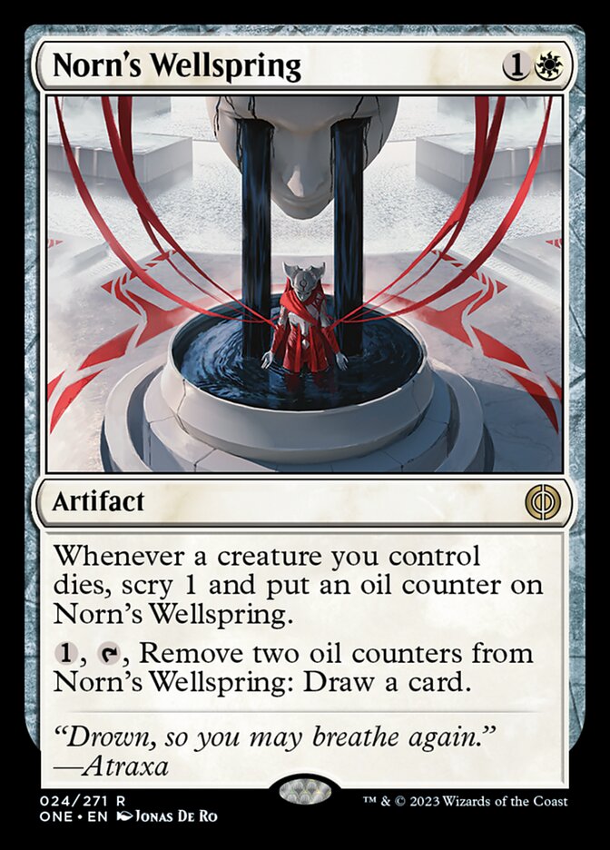 Norn's Wellspring [Phyrexia: All Will Be One] | Cards and Coasters CA