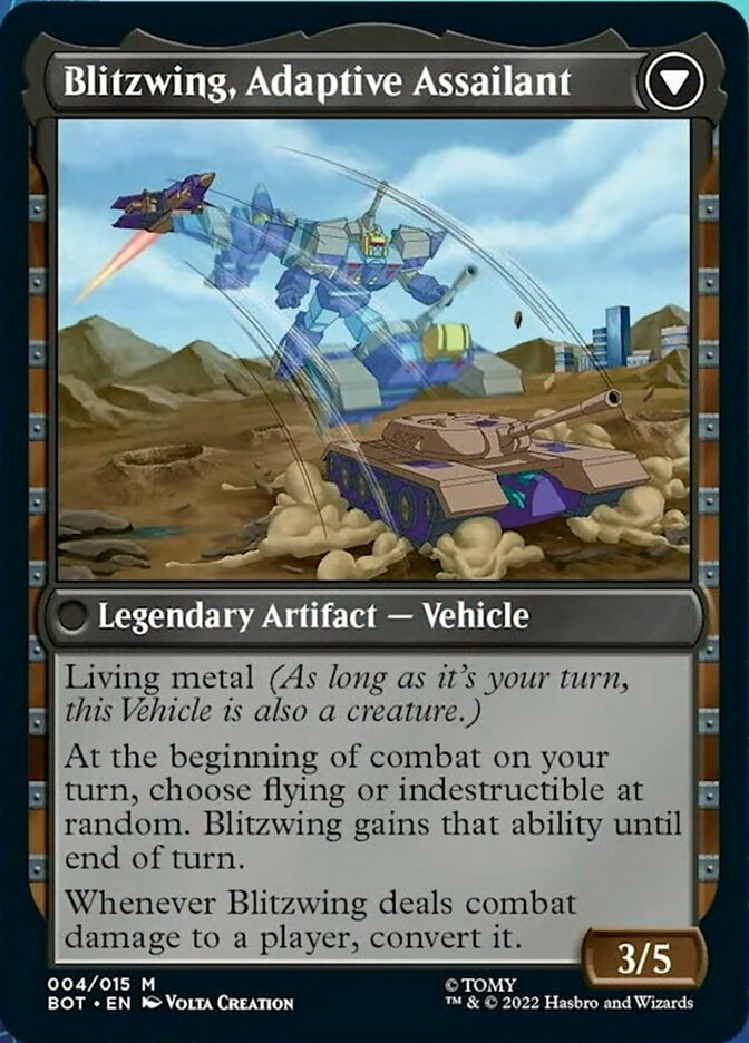 Blitzwing, Cruel Tormentor // Blitzwing, Adaptive Assailant [Universes Beyond: Transformers] | Cards and Coasters CA