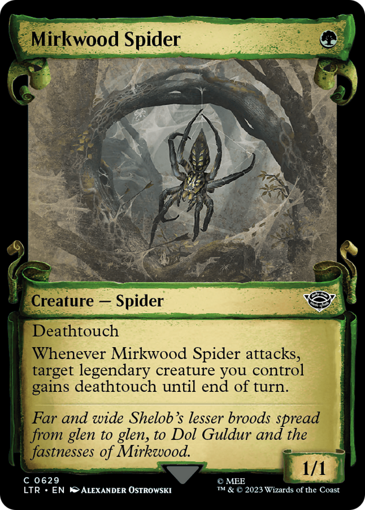 Mirkwood Spider [The Lord of the Rings: Tales of Middle-Earth Showcase Scrolls] | Cards and Coasters CA