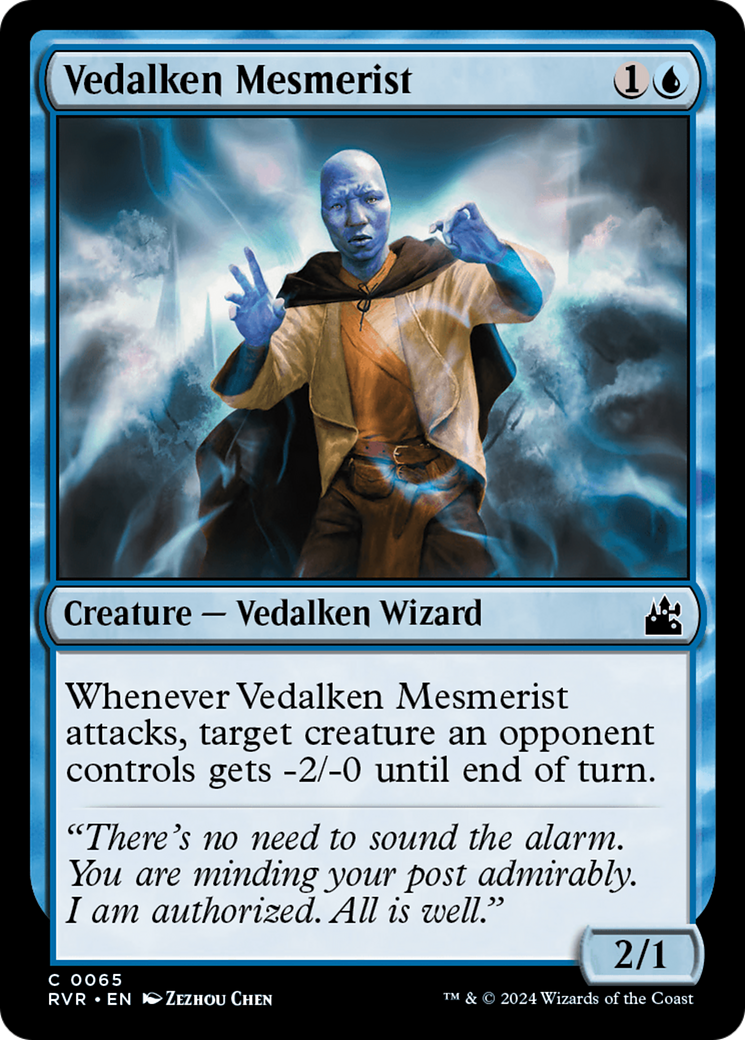 Vedalken Mesmerist [Ravnica Remastered] | Cards and Coasters CA