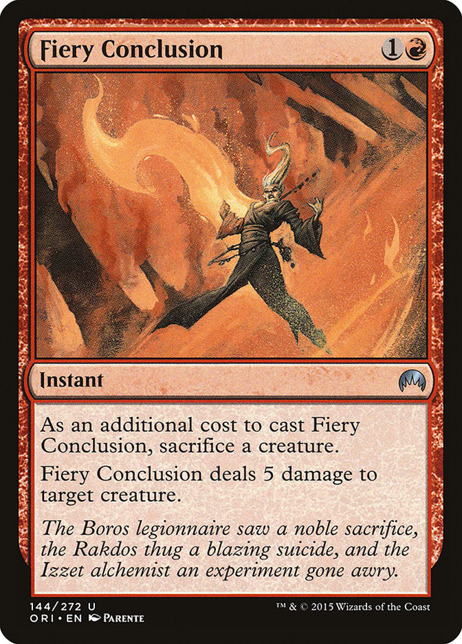 Fiery Conclusion [Magic Origins] | Cards and Coasters CA