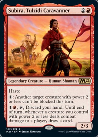 Subira, Tulzidi Caravanner [Core Set 2021] | Cards and Coasters CA