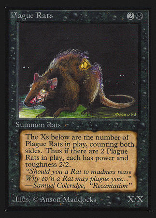 Plague Rats (CE) [Collectors’ Edition] | Cards and Coasters CA