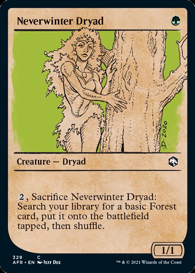 Neverwinter Dryad (Showcase) [Dungeons & Dragons: Adventures in the Forgotten Realms] | Cards and Coasters CA