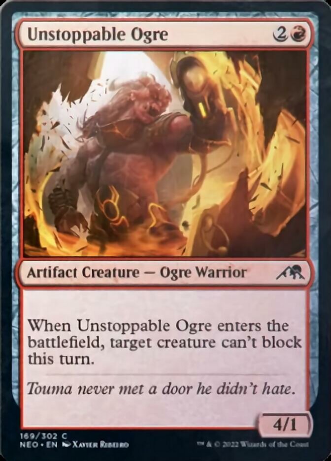 Unstoppable Ogre [Kamigawa: Neon Dynasty] | Cards and Coasters CA