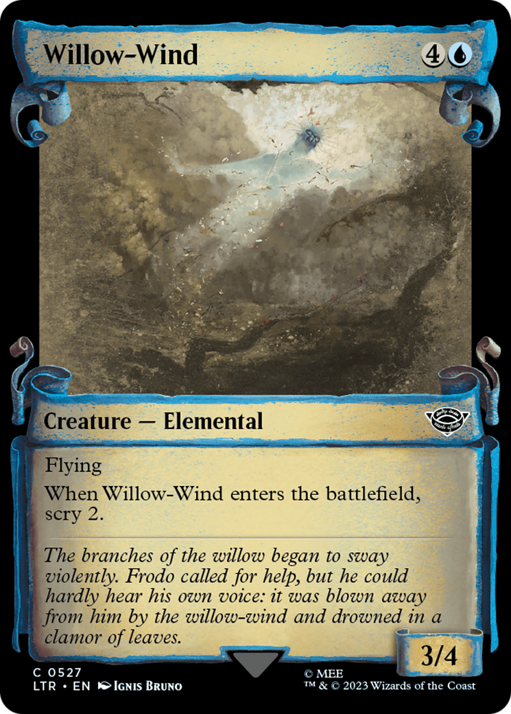 Willow-Wind [The Lord of the Rings: Tales of Middle-Earth Showcase Scrolls] | Cards and Coasters CA