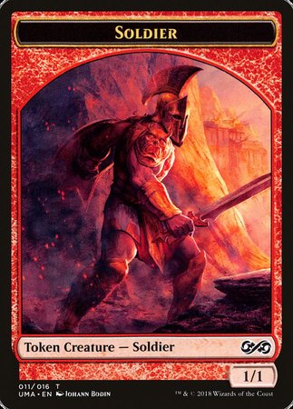 Soldier Token [Ultimate Masters Tokens] | Cards and Coasters CA
