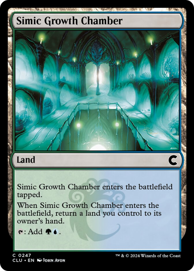 Simic Growth Chamber [Ravnica: Clue Edition] | Cards and Coasters CA