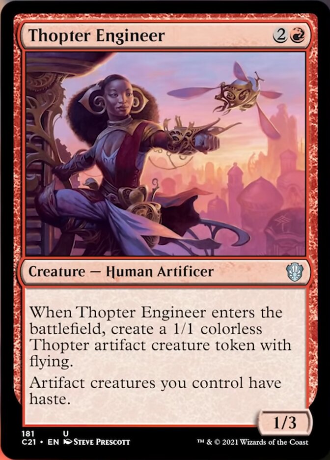 Thopter Engineer [Commander 2021] | Cards and Coasters CA