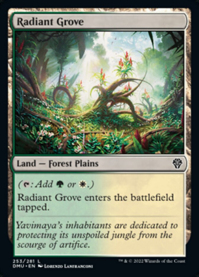 Radiant Grove [Dominaria United] | Cards and Coasters CA