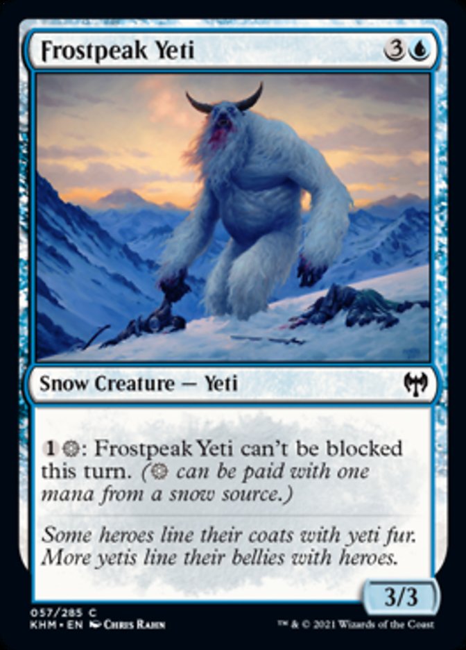 Frostpeak Yeti [Kaldheim] | Cards and Coasters CA