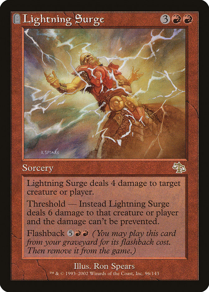 Lightning Surge [Judgment] | Cards and Coasters CA