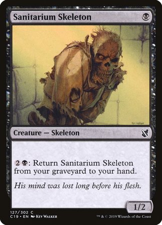 Sanitarium Skeleton [Commander 2019] | Cards and Coasters CA