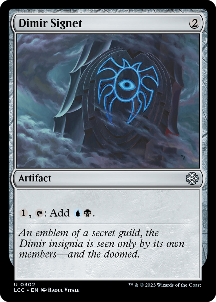 Dimir Signet [The Lost Caverns of Ixalan Commander] | Cards and Coasters CA