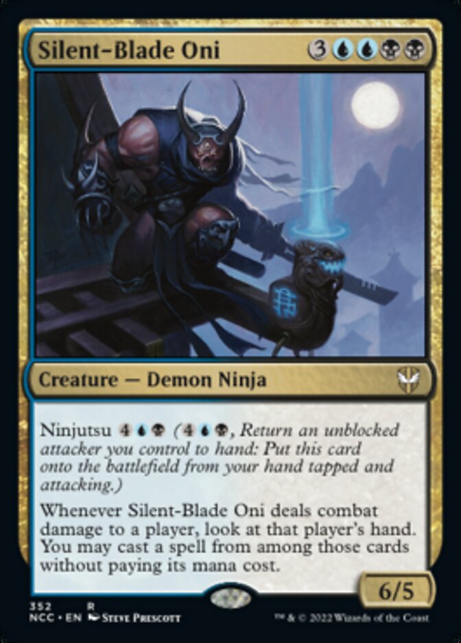 Silent-Blade Oni [Streets of New Capenna Commander] | Cards and Coasters CA