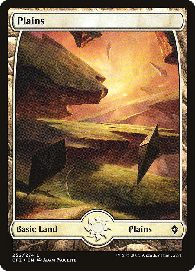 Plains (252) [Battle for Zendikar] | Cards and Coasters CA