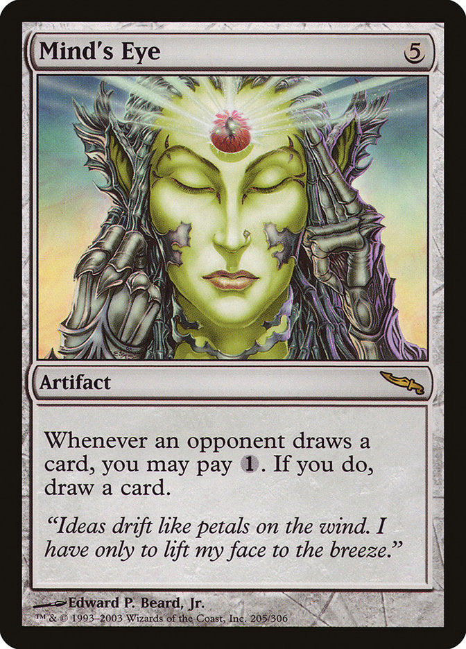 Mind's Eye [Mirrodin] | Cards and Coasters CA