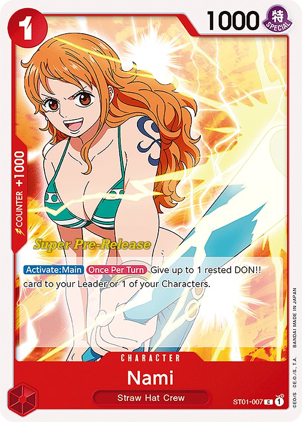 Nami [Super Pre-Release Starter Deck: Straw Hat Crew] | Cards and Coasters CA