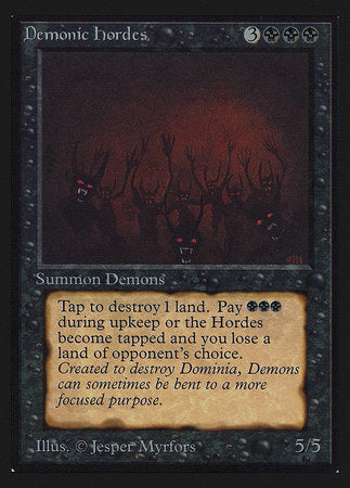 Demonic Hordes (IE) [Intl. Collectors’ Edition] | Cards and Coasters CA