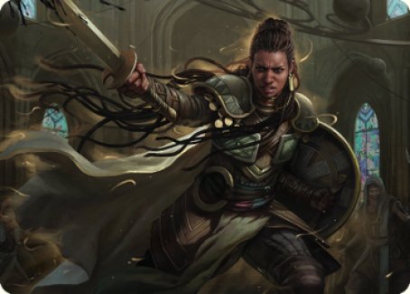 Shanna, Purifying Blade Art Card 1 [Dominaria United Art Series] | Cards and Coasters CA