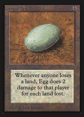 Dingus Egg (IE) [Intl. Collectors’ Edition] | Cards and Coasters CA