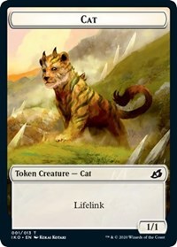 Cat // Human Soldier (003) Double-sided Token [Ikoria: Lair of Behemoths Tokens] | Cards and Coasters CA