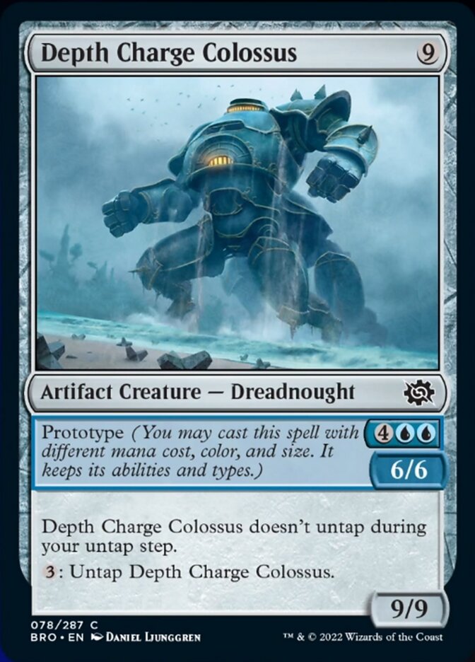 Depth Charge Colossus [The Brothers' War] | Cards and Coasters CA