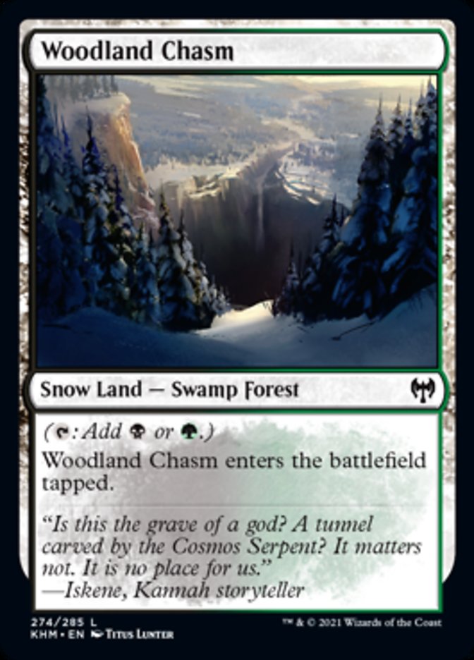 Woodland Chasm [Kaldheim] | Cards and Coasters CA