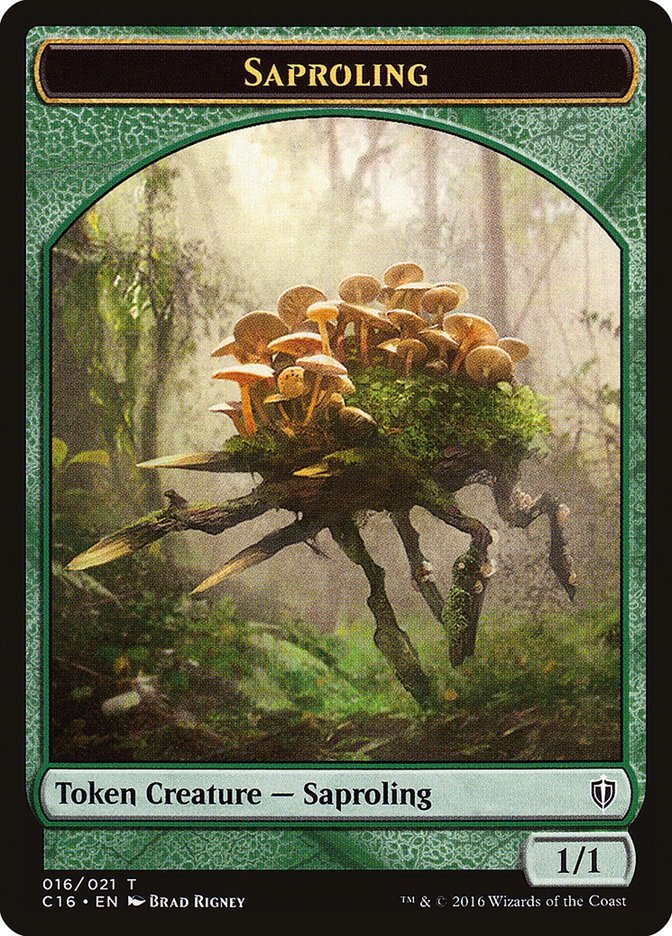 Saproling (016/021) [Commander 2016 Tokens] | Cards and Coasters CA