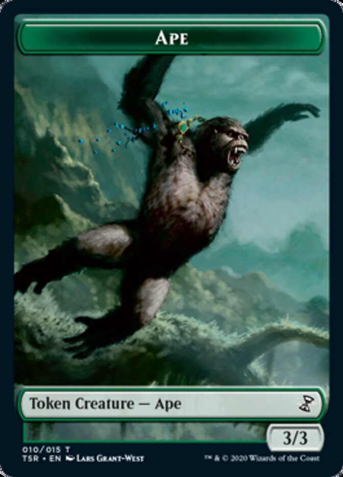 Ape Token [Time Spiral Remastered Tokens] | Cards and Coasters CA