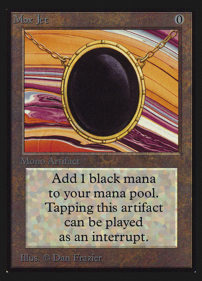 Mox Jet (Black Stone) [International Collectors’ Edition] | Cards and Coasters CA