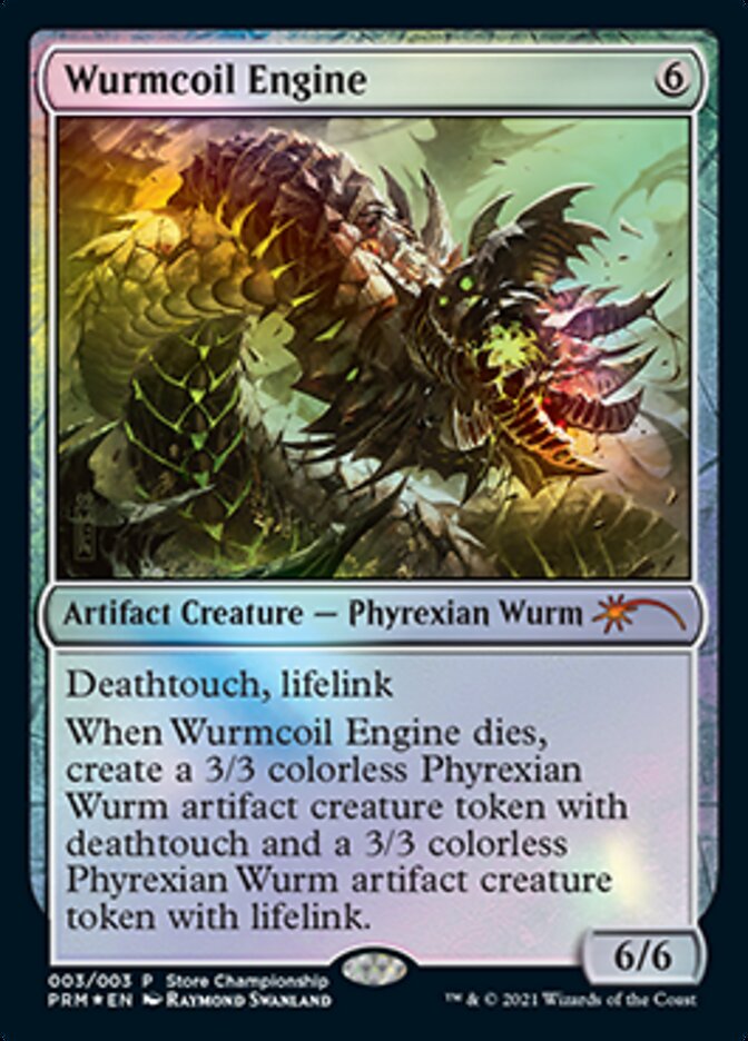 Wurmcoil Engine [Wizards Play Network 2021] | Cards and Coasters CA